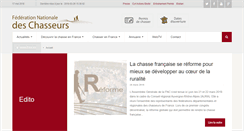 Desktop Screenshot of chasseurdefrance.com