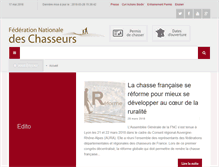 Tablet Screenshot of chasseurdefrance.com